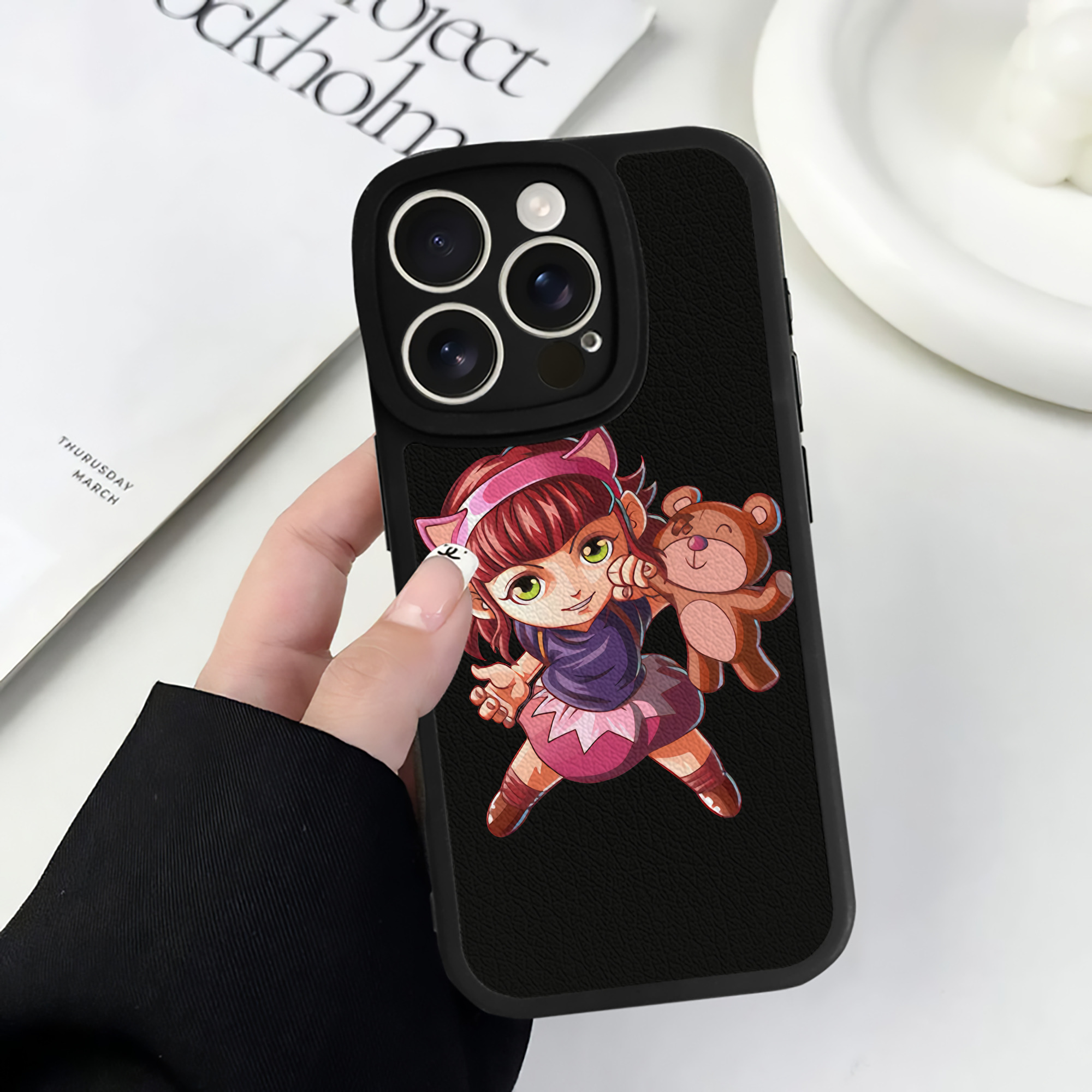 リーグ・オブ・レジェンド League of Legends LOL 【iPhone 16シリーズ対応】シリコンスマホケース（レザー調） 材質：シリコン